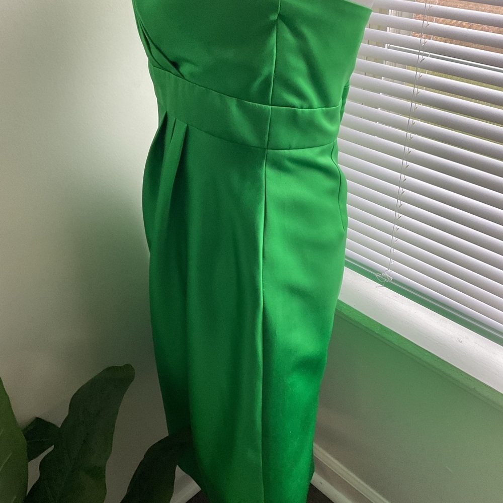 ALFRED. ANGELO. Elegant Green Strapless DRESSES SIZE 4 - Picture 7 of 8